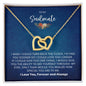To My Soulmate | Interlocking Hearts necklace