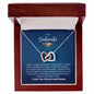 To My Soulmate | Interlocking Hearts necklace