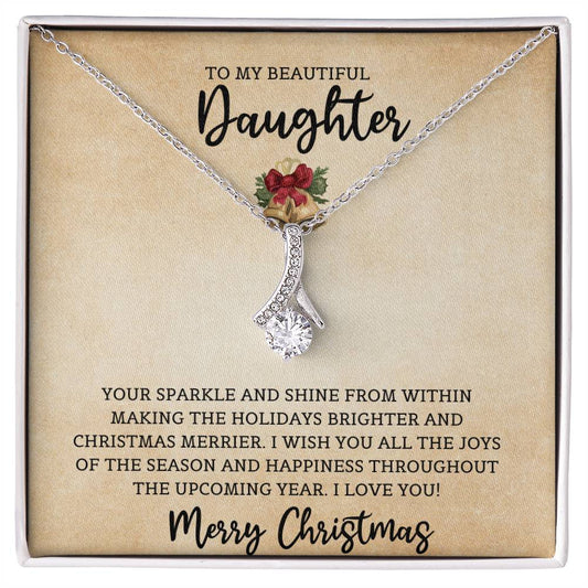 To My Beautiful Daughter | Alluring Beauty necklace